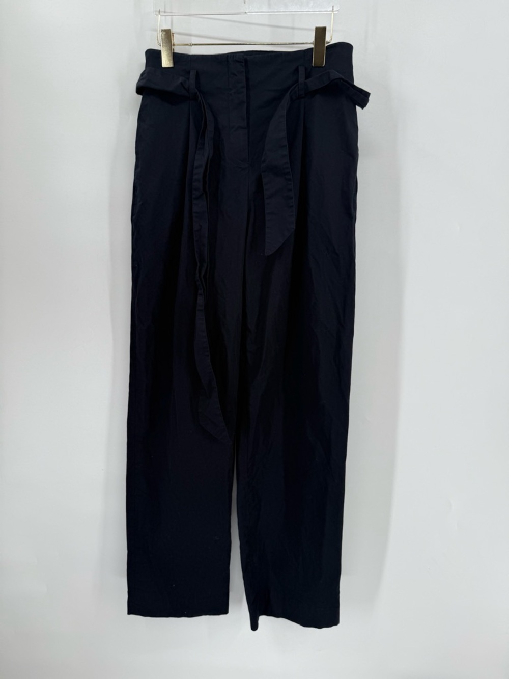 Stateside paper‎ bag tapered navy blue pants size small